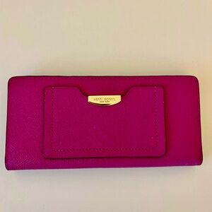 Henri Bendel Bi-fold Magenta Wallet: New !